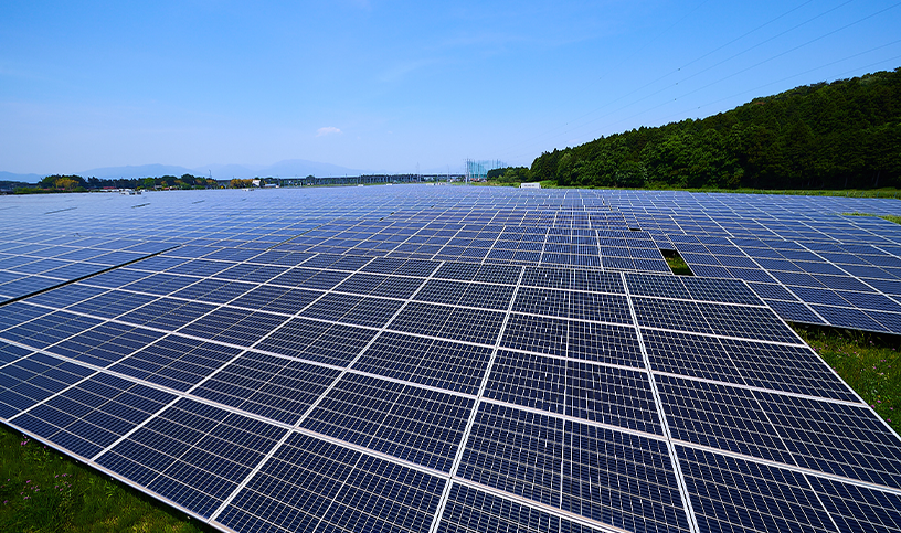 太陽光発電設備の写真